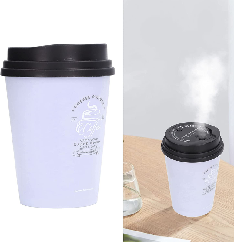 S Bedroom Cool Mist Usb Mini Cute Coffee Cup Purple Desk