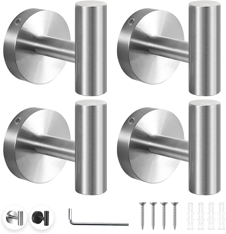 Towel Hooks for Bathrooms Towel Hook 4 Pack Bathroom Towel H