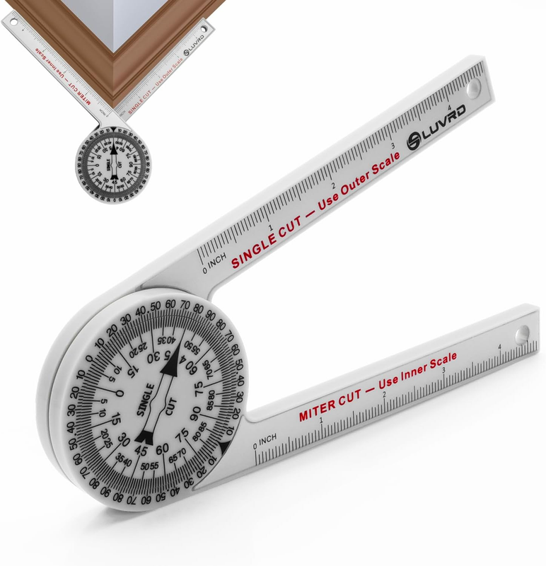 Miter Saw Protractor, Professional Miter Angle Finder for Woodworking Replaces t