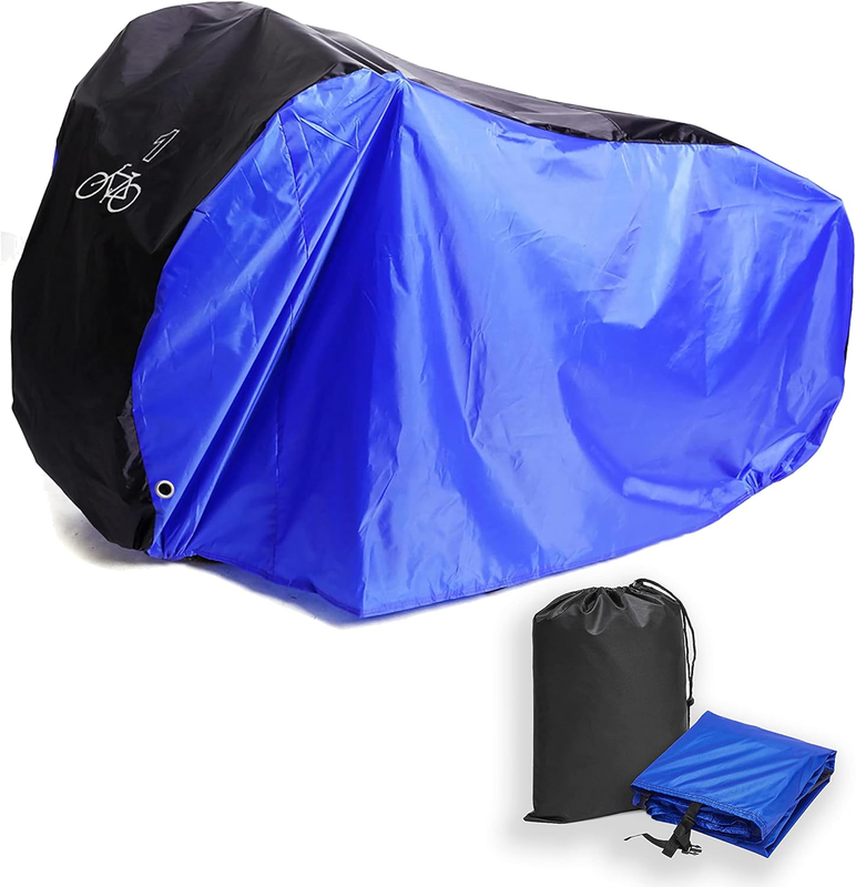 Bike Cover Outdoor Storage Waterproof UV Dust Wind Proof 300D Heavy Duty Bicycle