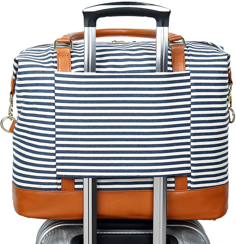 Women Ladies Travel Bag Canvas Weekend Overnight Carry on To