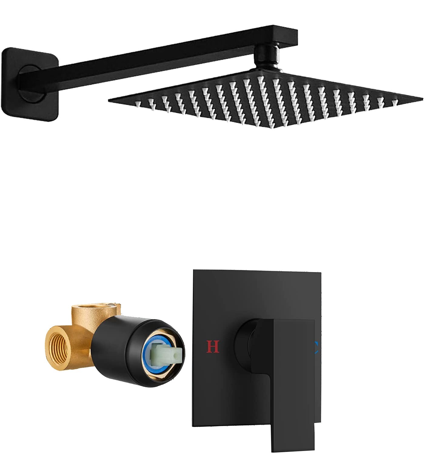 Combo With Mixer Valve Kit Wall Mounted