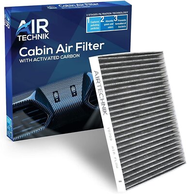 AirTechnik CF10709 Cabin Air Filter w/Activated Carbon | Fits KIA Forte...