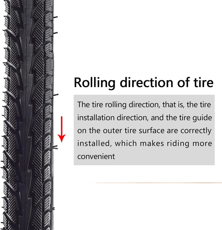 Bike Tire - Tubeless Folding Tire for 14/16/18/20/22/24/26 Inch Bicycles - 1.75/