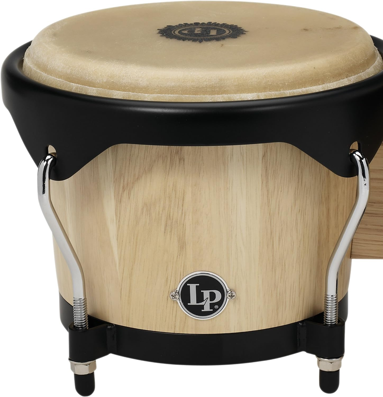 LP City Wood Bongos LP601NY-AW Natural 7-inch bongo drums