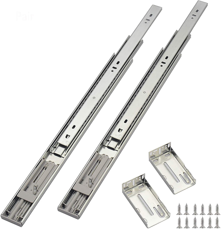 22 Inch (5 Pairs), Full Extension Ball Bearing Side Mou
