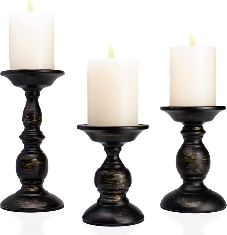 S Set Of 3, Vintage Candle Holder For Table