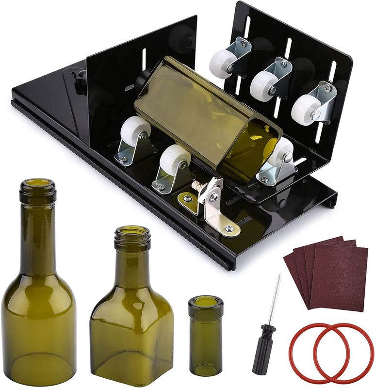 Glass Bottle Cutter, Fixm Bottle Cutter Upgraded Version, Round, Square Bottles