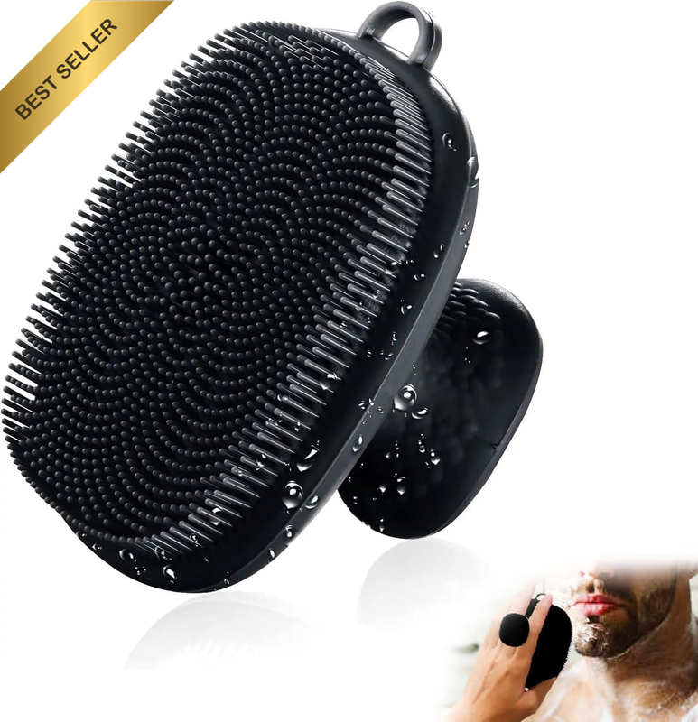 Face Scrubber, Silicone Face Scrubber for Men Facial Cleansing Brush Silicone Fa