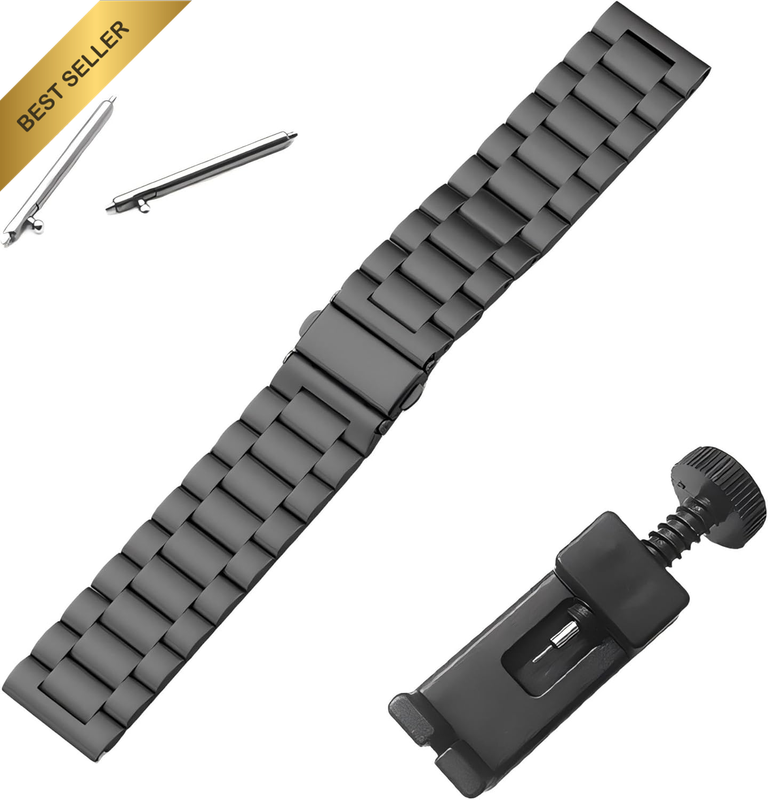 Quick Release Stainless Steel Mesh Watch Bands,22Mm Replacement Wrist Strap for