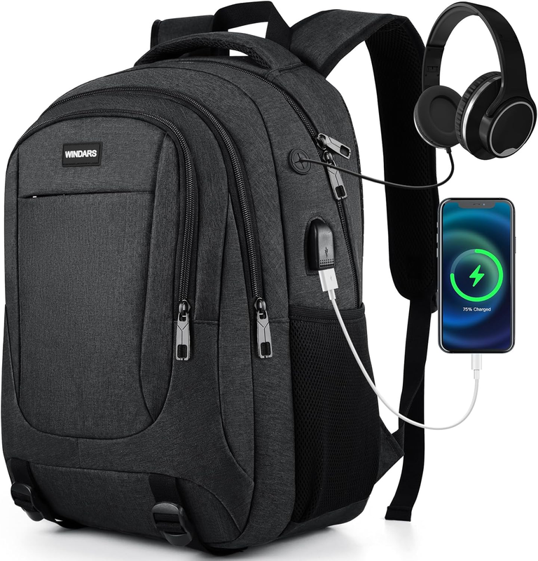 Mochila Escolar Bolso De Espalda Hombre Mochilas Escolares Negra