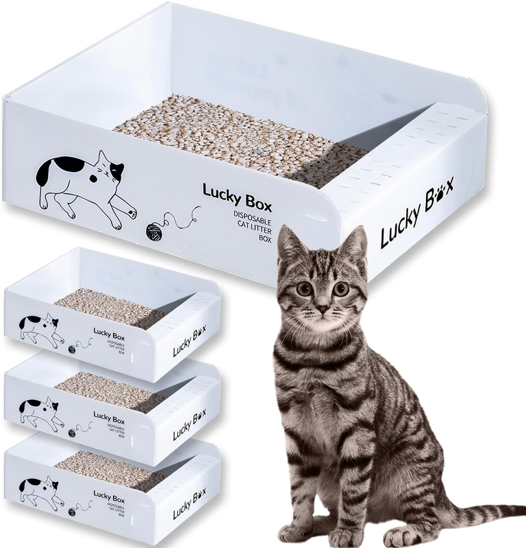Es For Cats, Double Layer Waterproof Travel Litter Box