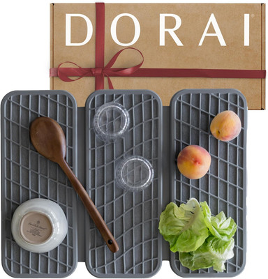 Home Dish Pad | Diatomaceous Earth Stone Drying Mat for Kitchen Counter | Quick 