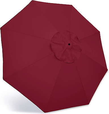 ABCCANOPY 9Ft Outdoor Umbrella Replacement Top Suit 8 Ribs