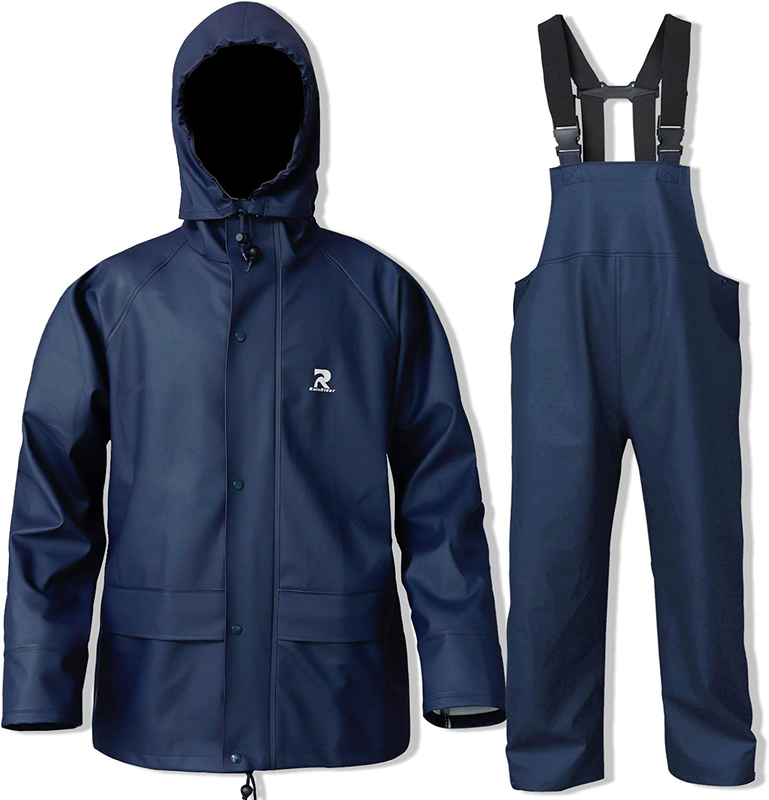 For Men Women Waterproof Heavy Duty Raincoat Fishing Rain Gear Jacket