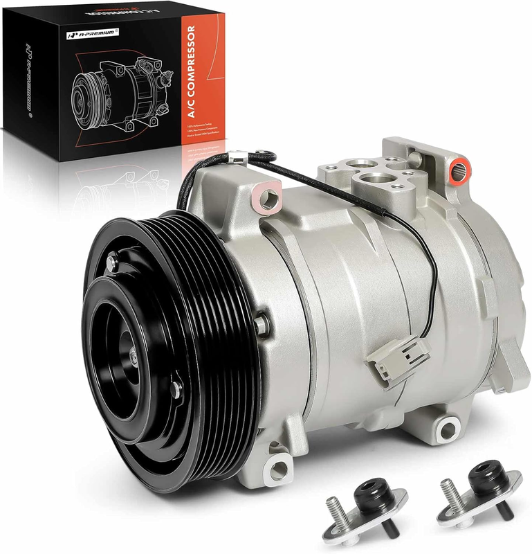 A/C Compressor with Clutch Compatible with Honda Accord 2.4L 2003-2007