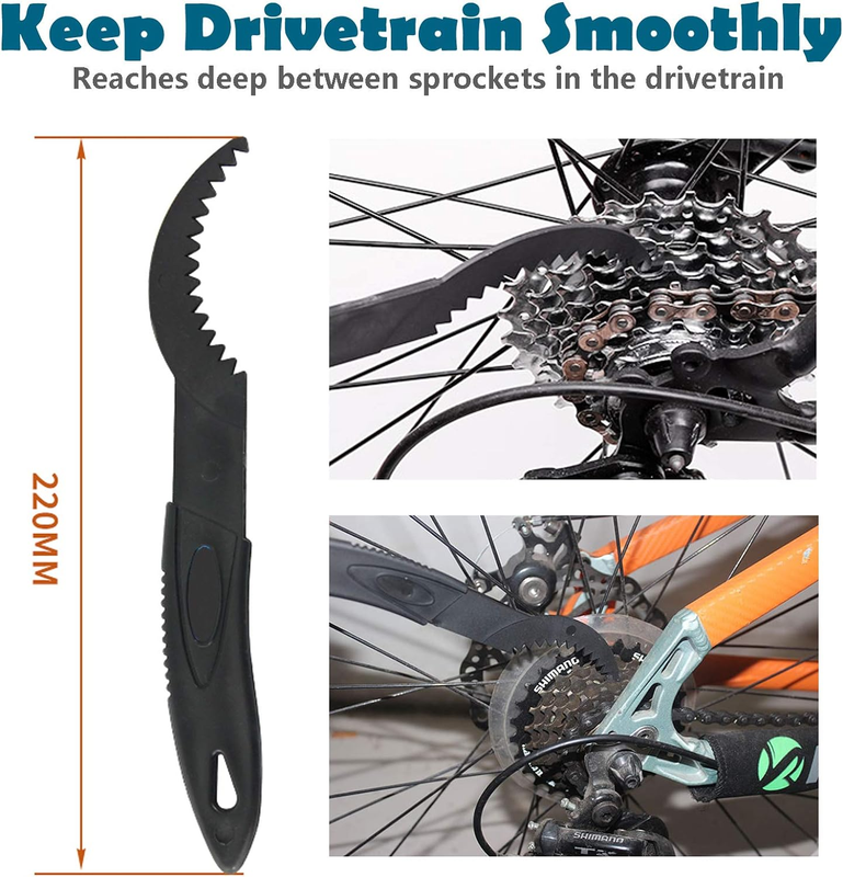 Bike Chain Cleaner, Bike Cleaning Kit, Chain Cleaner for Cycling, Suitable for M