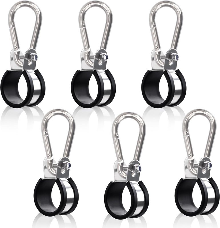 6Pcs Airpower Line Clamp Hanger Bracket Assembly,Stainless Steel | 3 in 1 Air Ho