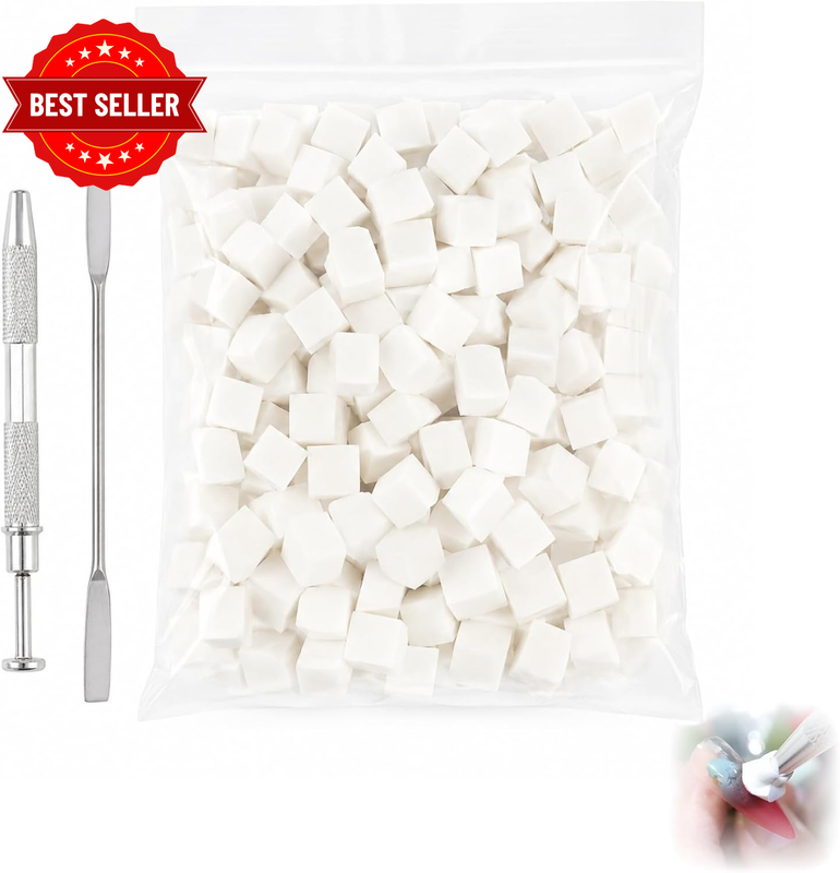 200Pcs Soft Nail Sponges, Create Ombre Blush Effects, 0.39" Nail Art Sponge