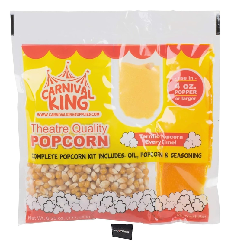 All-In-One Popcorn Kit 4 Oz. | Popcorn Kernels, Flavored Sal