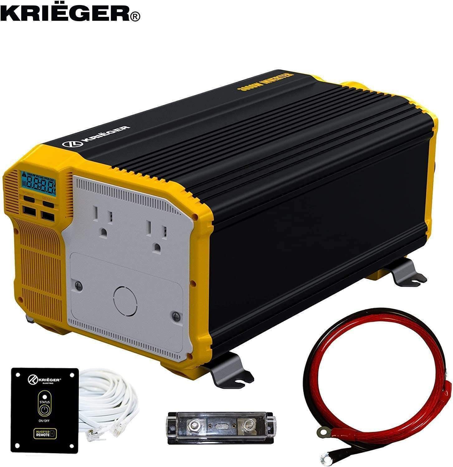 Refurbished KR3000 Krieger 3000 Watts Power Inverter 12V to 