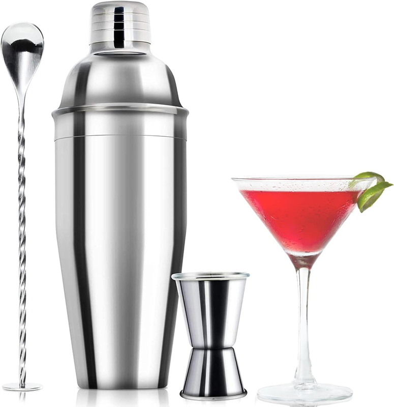 24Oz Cocktail Shaker Bar Set - Professional Margarita Mixer Drink Shaker and Mea
