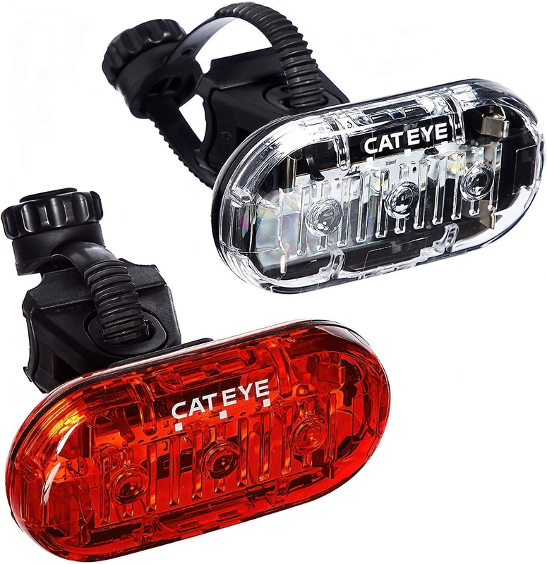 CAT EYE Omni 3 LED Safety Bike Light with Mount