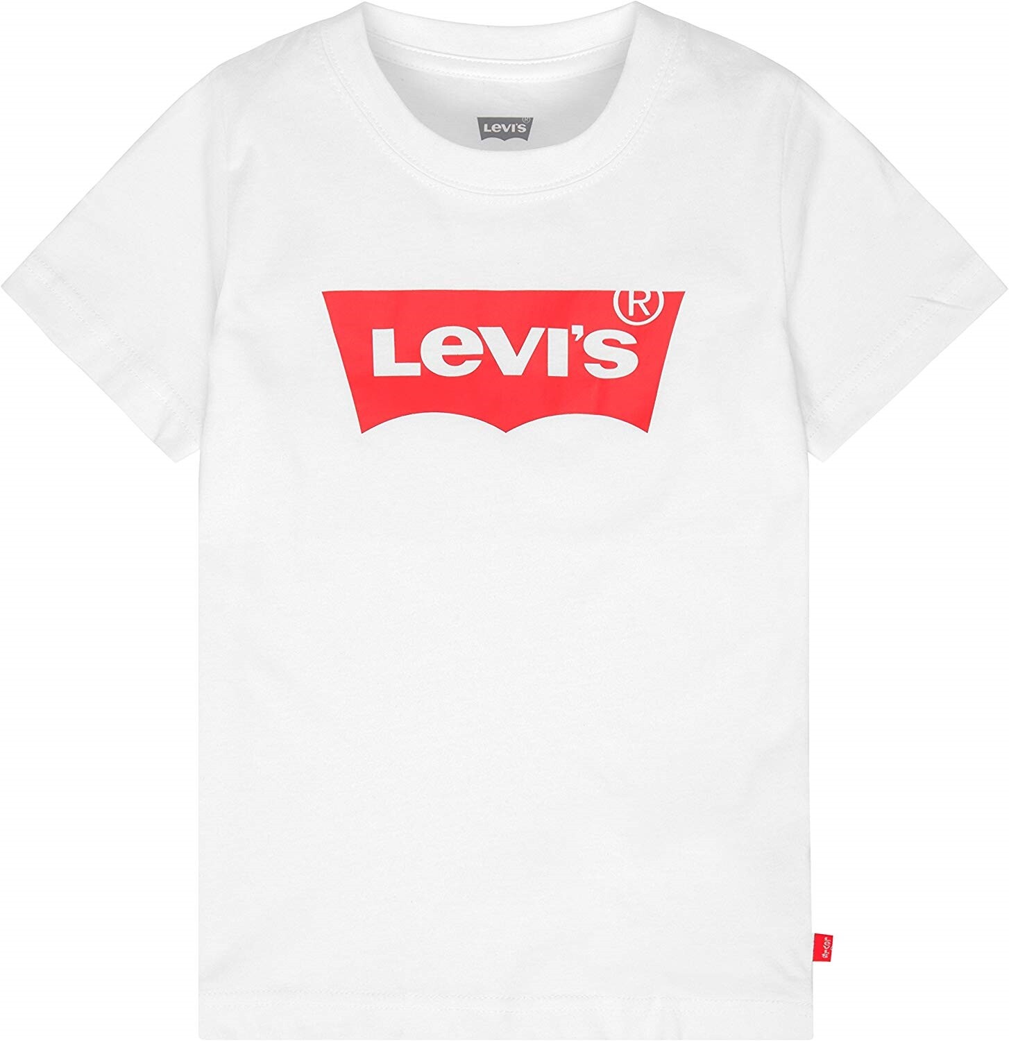 Levi's Boys' 174088 Big Classic Batwing T-Shirt WHITE Size M