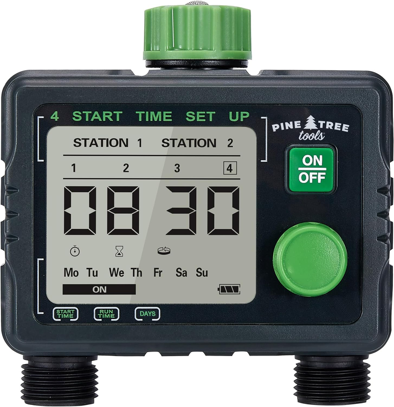 Timer - Programmable Water Timer For Garden Hose, Automatic & Manual Wateri