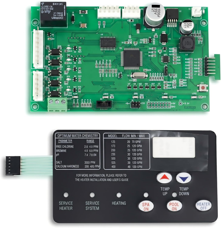 42002-0007S Control Board Kit Compatible with Pentair Mastertemp