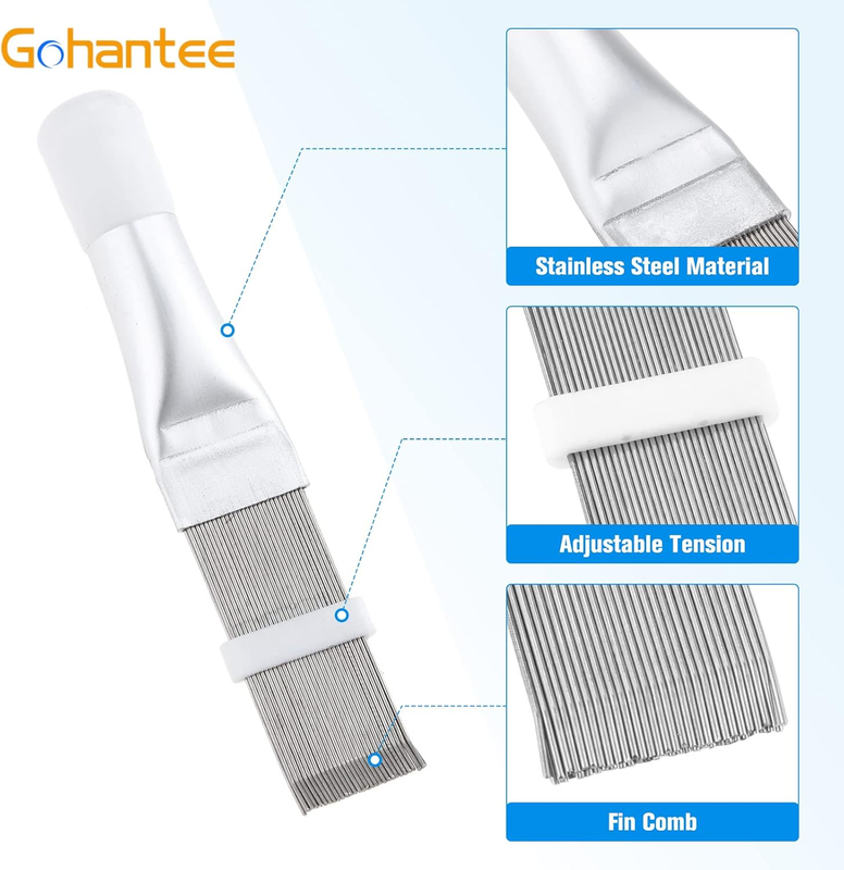 Air Conditioner Fin Comb AC Condenser Fin Straightener Cleaner Evaporator Radiat