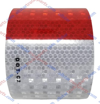Conspicuity Tape DOT-C2 Reflective Truck Trailer Safety Red White: 1"/2"/3" Wide