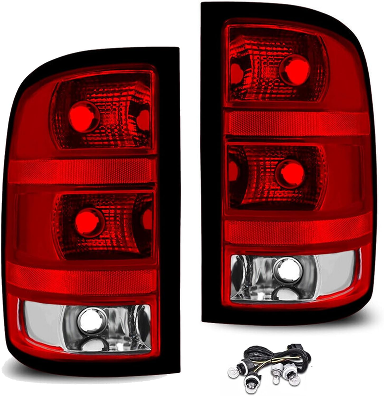 Taillights Brake Bulb Harness for 2007-2013 GMC Sierra 1500 2500HD 3500HD