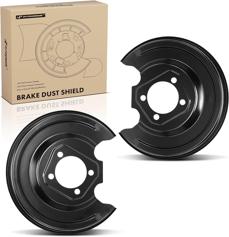 Rear Driver Passenger Side Brake Dust Shield for Select Toyota Prius Models