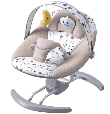 Electric Baby Swing for Infants, Baby Rocker for Infants with 3 Speeds