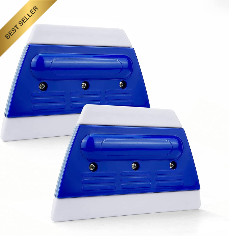 2Pack Rubber Edge Squeegee Decal Applicator Craft Vinyl Scraper for Vinyl Wrappi