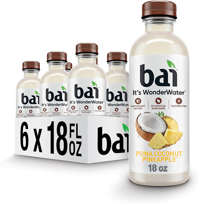 Antioxidant Infused Water Beverage, Puna Coconut Pineapple, with Vitamin C and N
