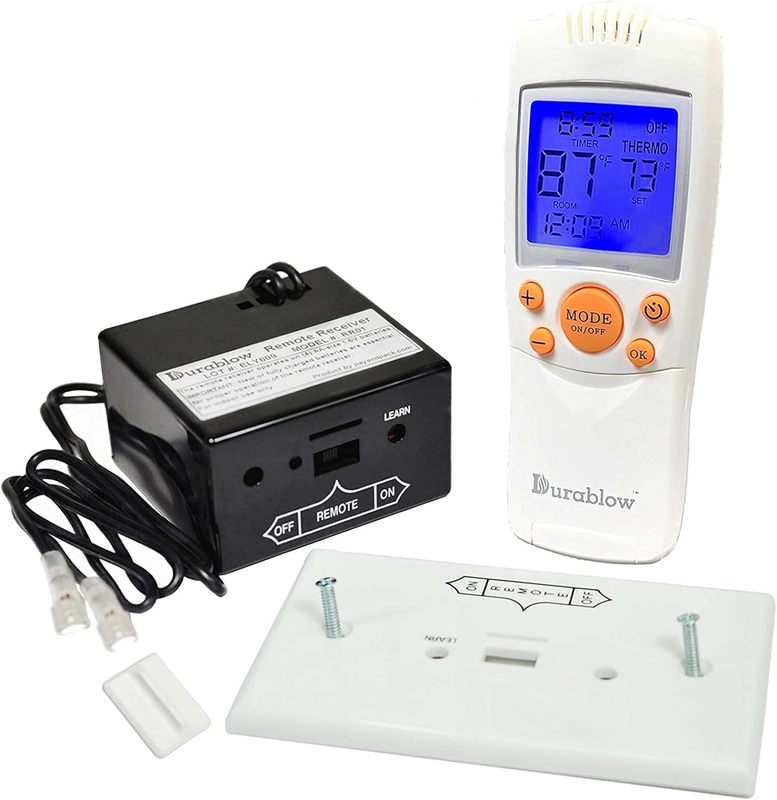 TR1004 Gas Fire Fireplace On/Off Remote Control Kit + Thermostat + Timer + Backl