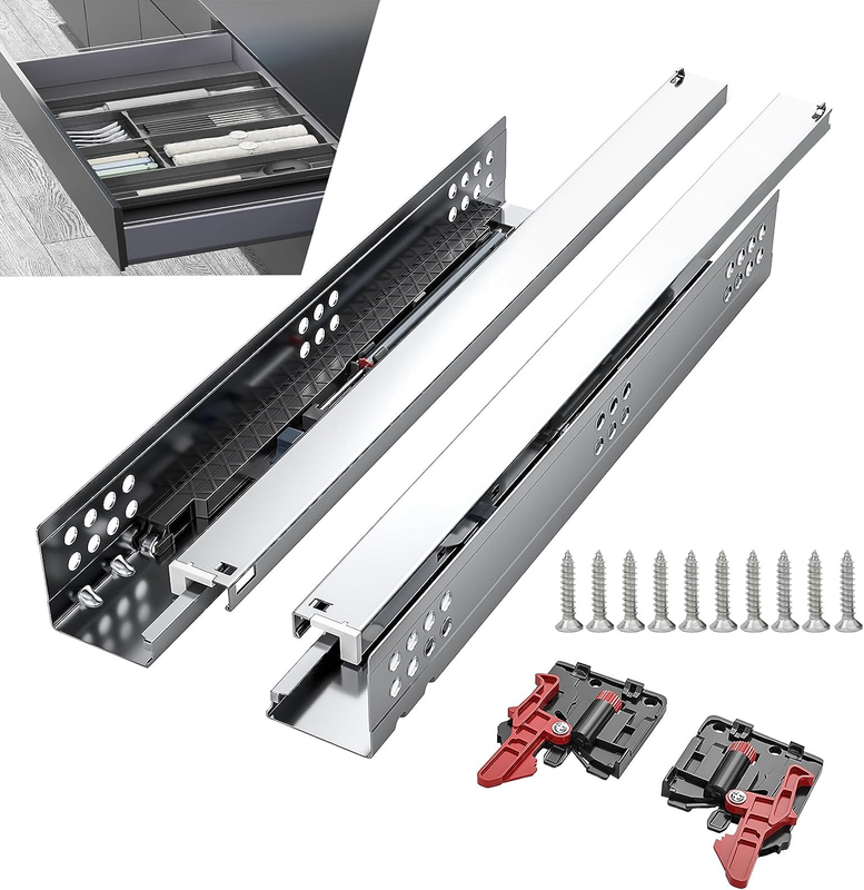 Full Extension Concealed Rails Tra