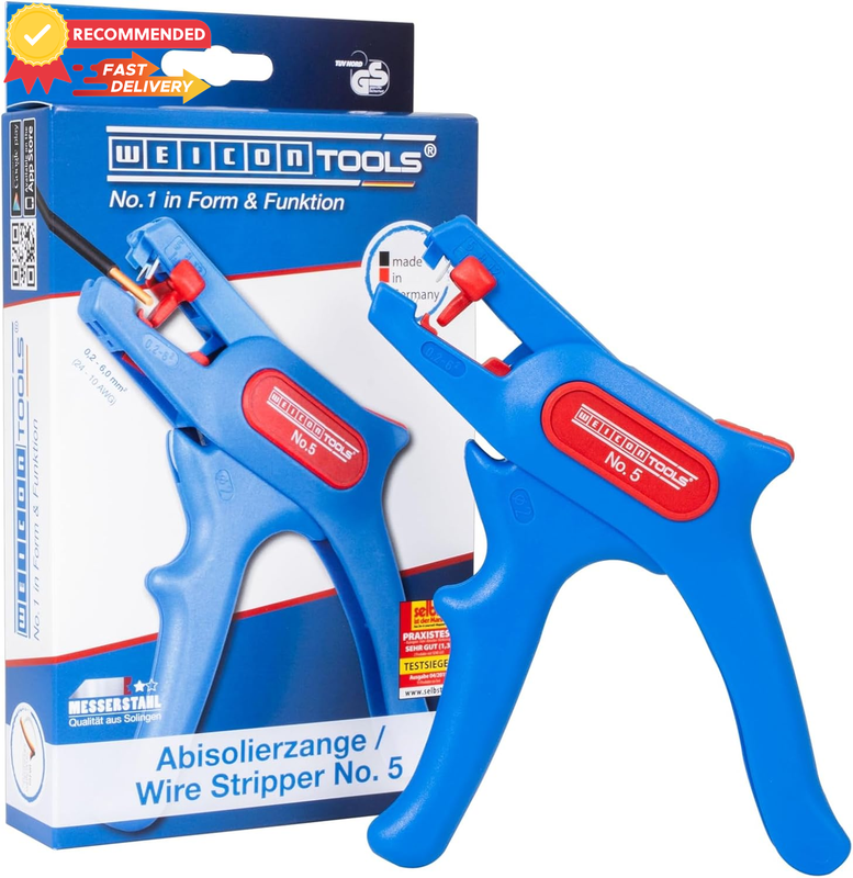 Automatic Wire Stripping Pliers No. 5 | 0.2-6.0mm² Flexible/Solid Conductors