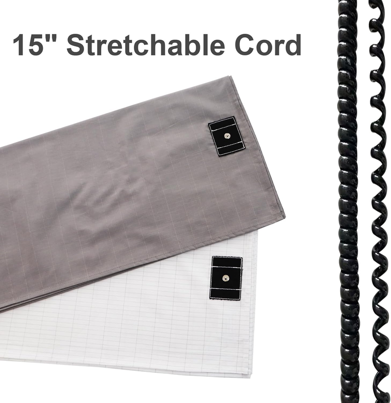 Grounding Sheets for Bed Queen Size, Grounding Flat Sheet with Silver Fiber & Co