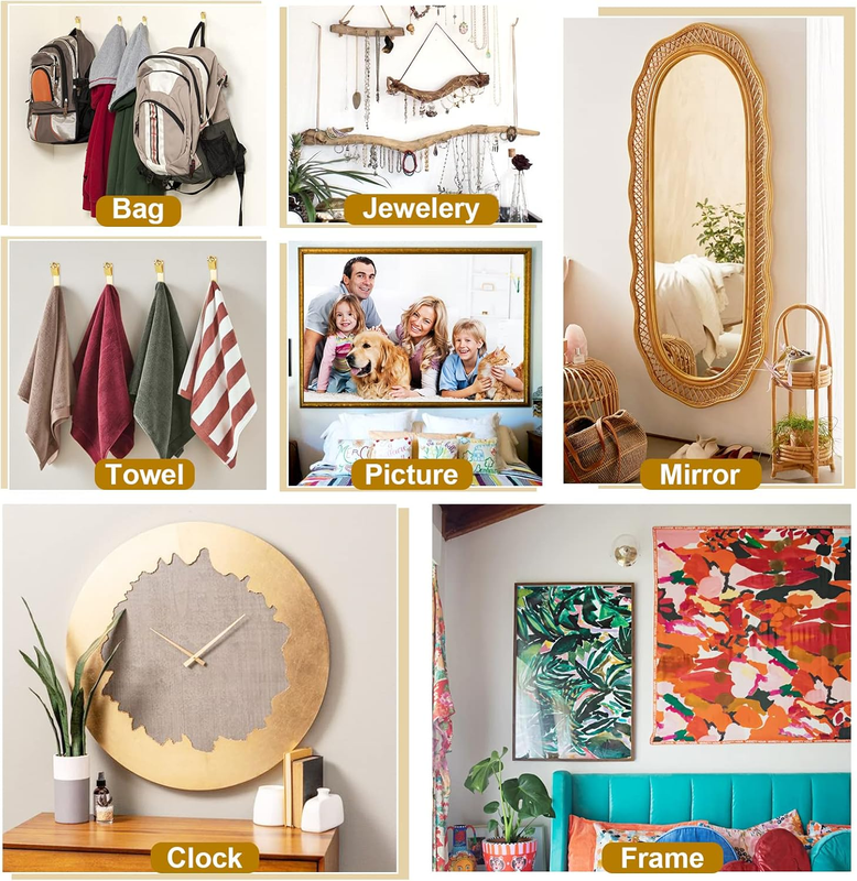 372 PCS Picture Hanging Kit, with Sawtooth Picture Hangers, Heavy Duty Frame Mir