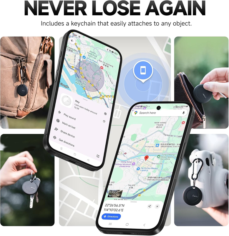 Bluetooth Tracker for Android, Google Official Authorized, Key Finder, Luggage T