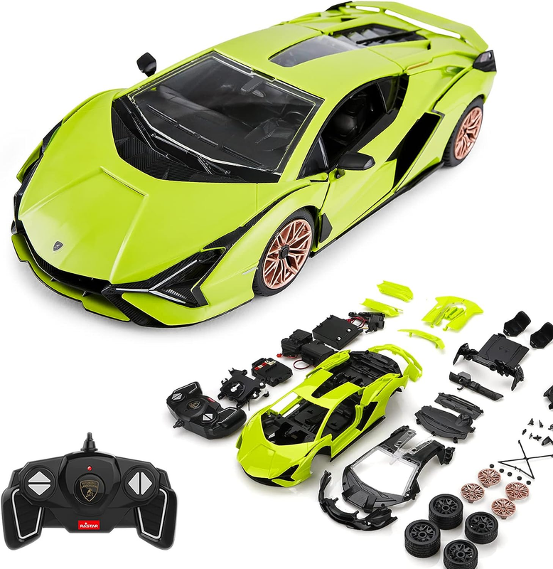 RASTAR 1/18 Lamborghini RC Car Model Kits to Build for Kids and Adults, Build Y