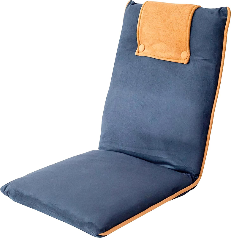 With Back Support - Floor Gaming Chair, Padded Folding So