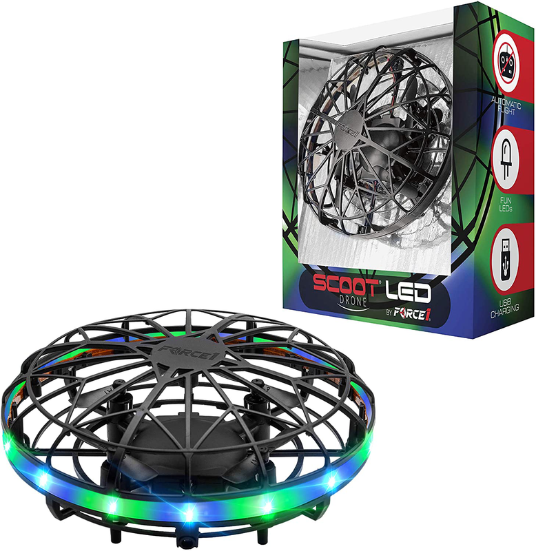 Scoot LED Hand Operated Drone for Kids or Adults - Hands Free Motion Sensor Mini