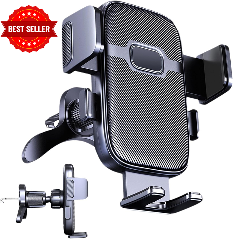Phone Holder for Car Vent 360 Degree Rotatable, Non-Slip, Wear-Resistant