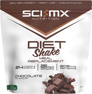 SCI-MX Diet Meal Replacement Shake - Chocolate Flavour - 2KG (37 Servings)