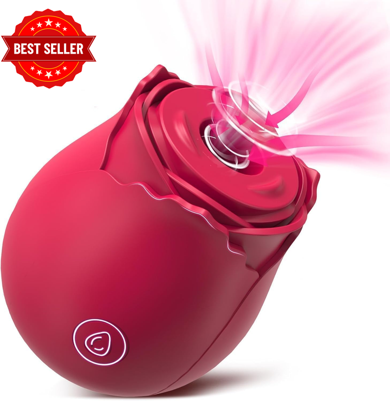 Rose Toy Clit Sucker Vibrator - 10 Suction Modes Vibrator for Women, Adult Sex T