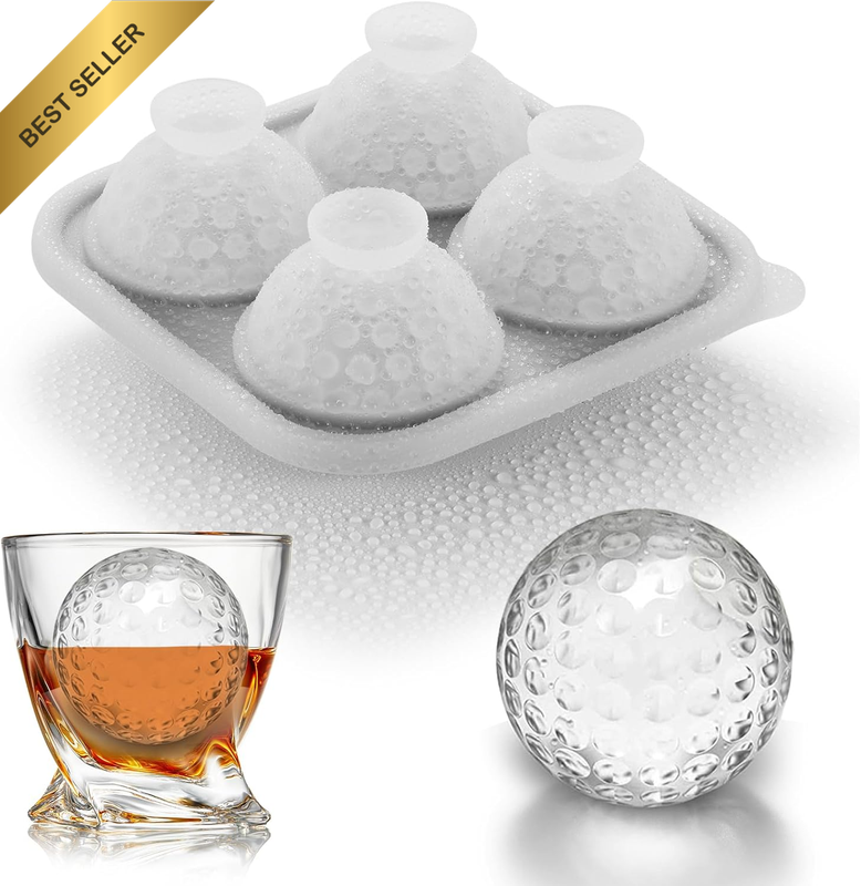 Novelty Golf Gifts Ball Ice Maker Mold, 2.2